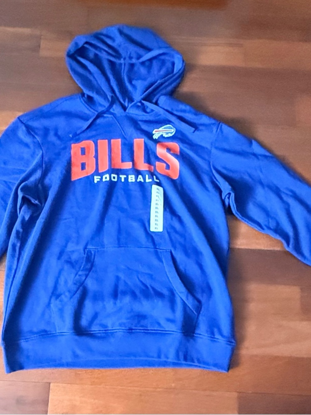 Buffalo Bills NFL Hoodie Pullover Sweatshirt Blue Adult X-Large New With Tags